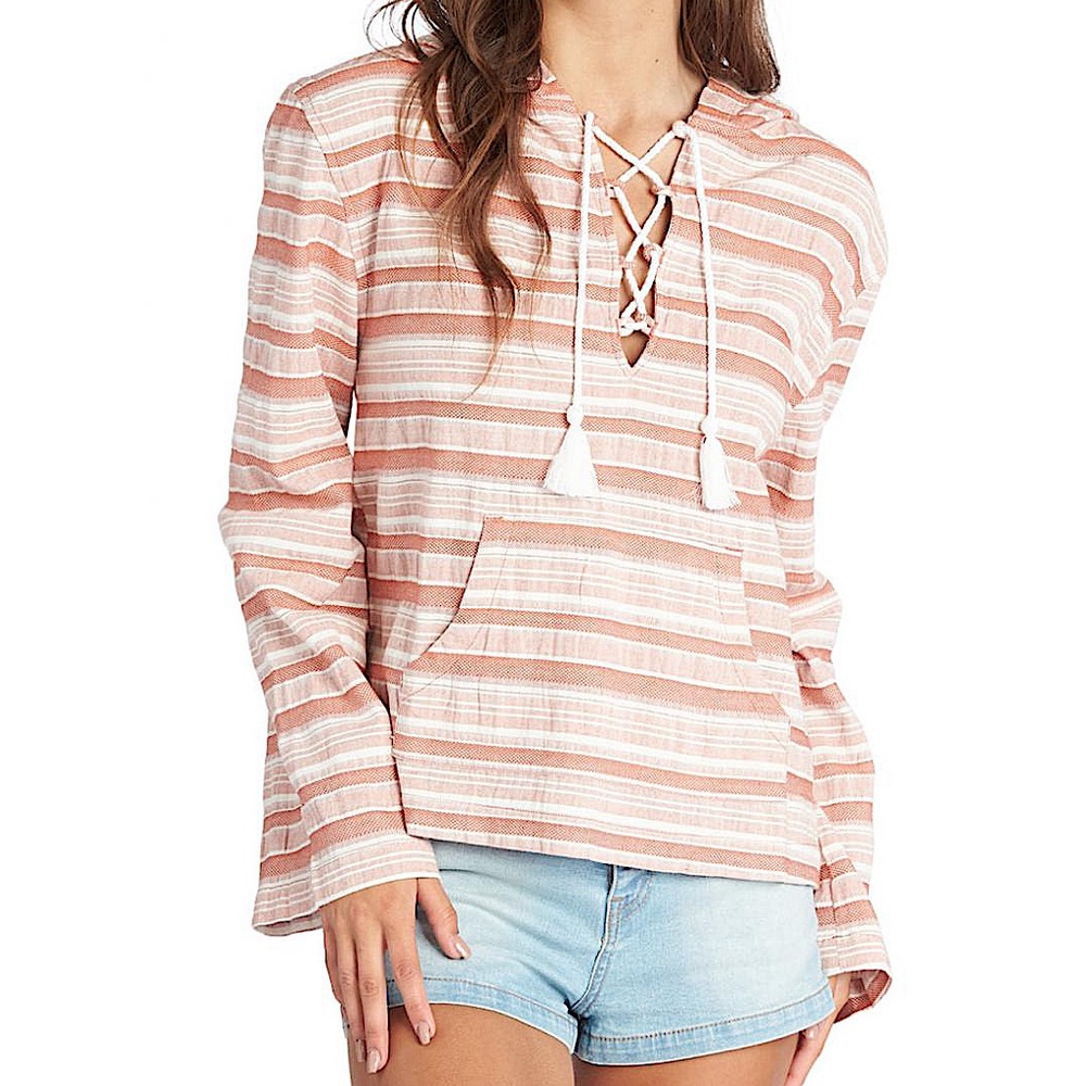 Roxy Women's Paradise Calling Pullover poncho hoodie